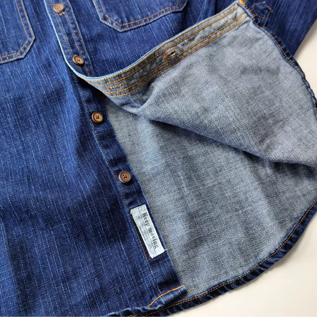Classic Denim Button-Down - Shirt