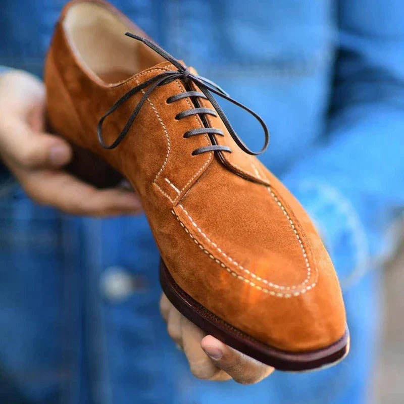 Massimo Suede Lace-Up - Oxfords