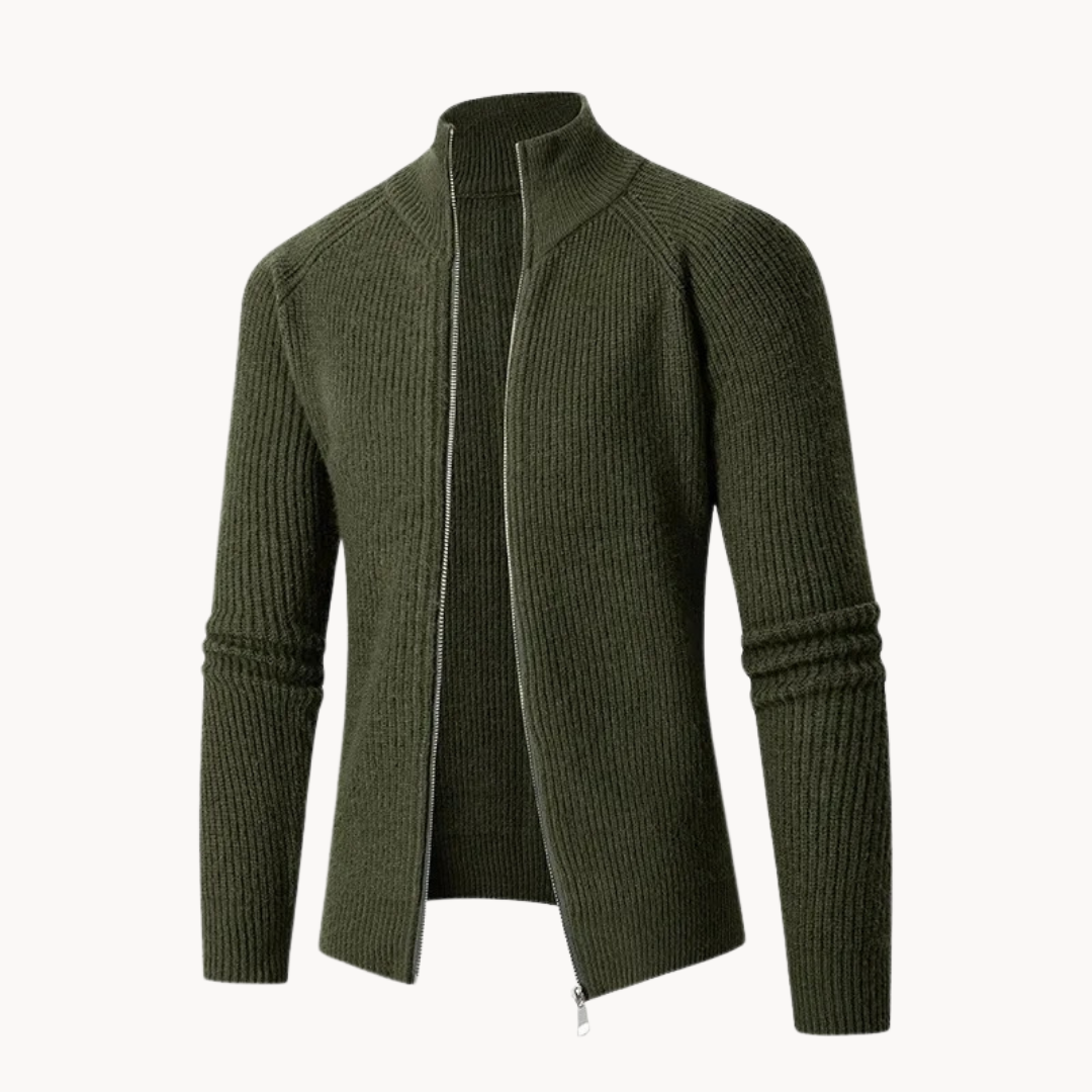 Everyday Zip Front Knit - Sweater