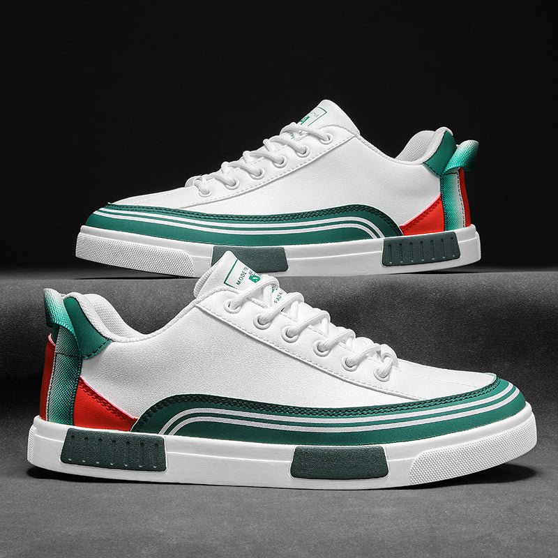 Minimal Leather Low-Top - Sneakers
