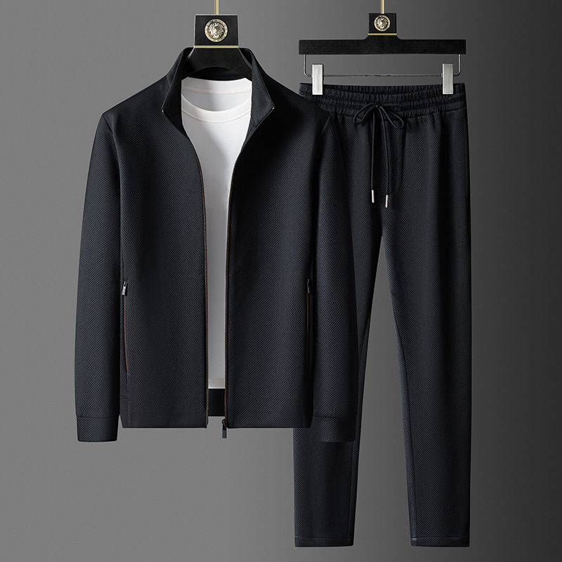 Zip-Up Slim-Fit Fleece - Tracksuit Set