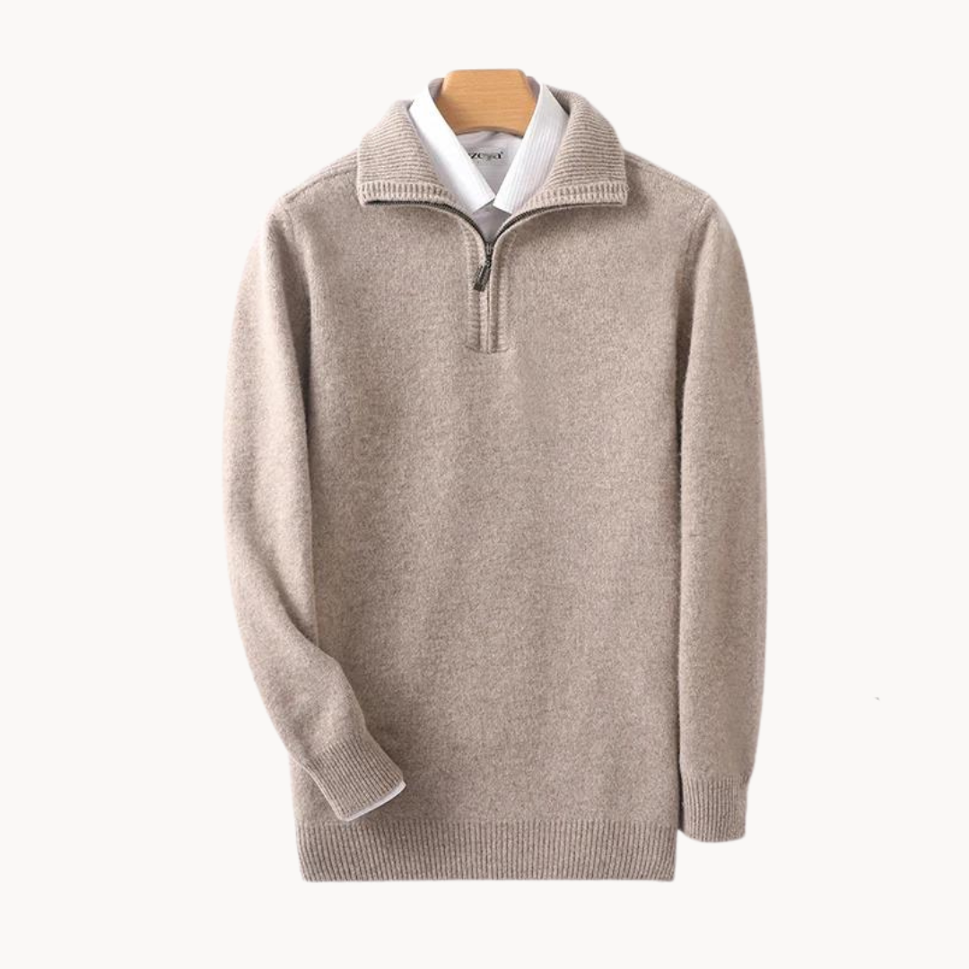 Merino Wool Quarter Zip - Sweater