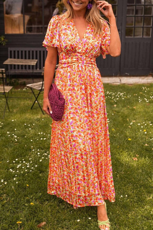 Harper™ | Elegant V-Neck Dress