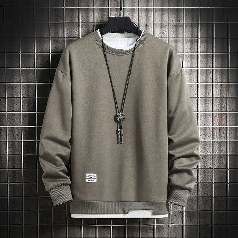 Eclipse Cotton-Blend Crewneck - Sweatshirt