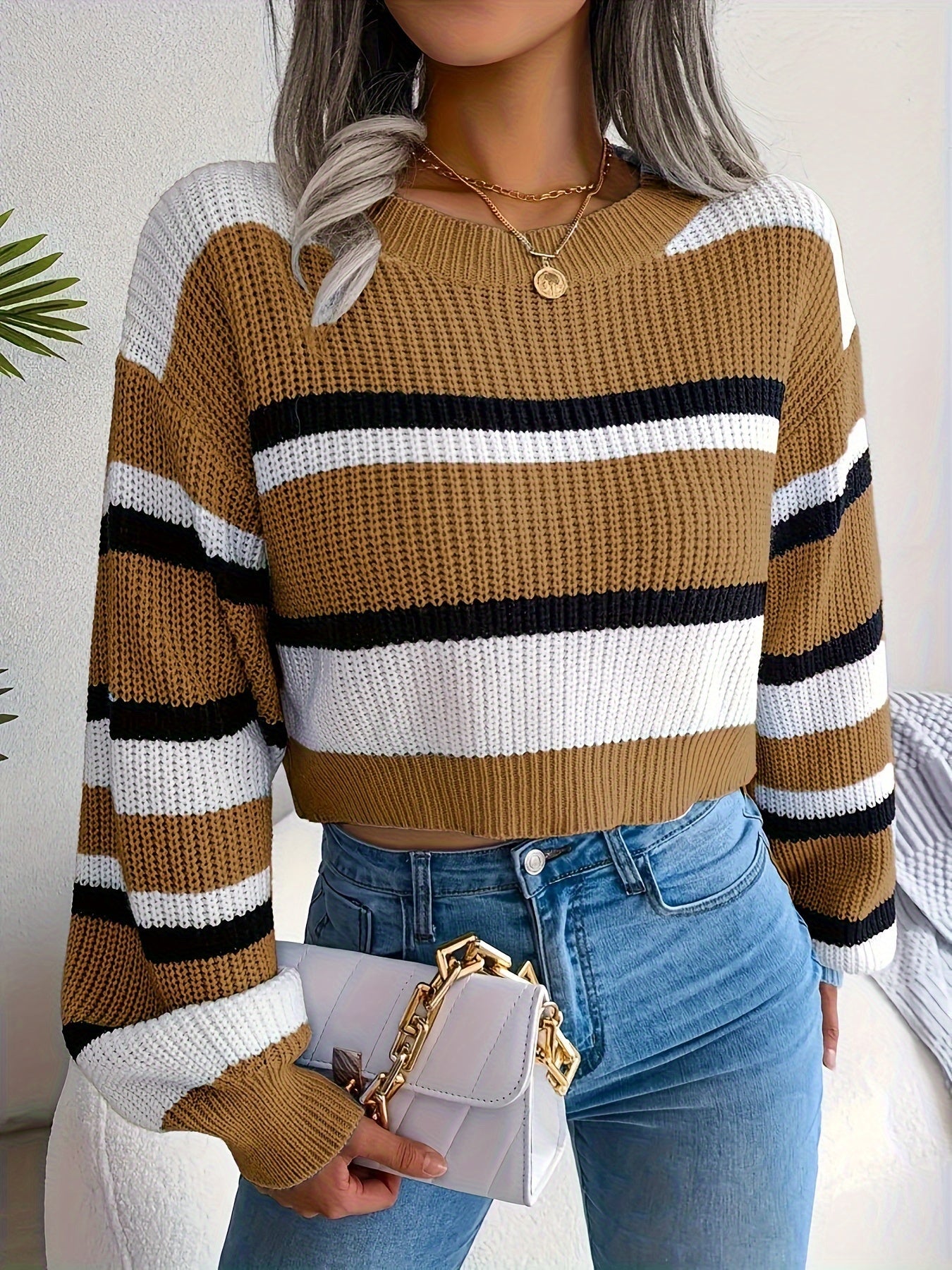 Chloé Cropped Knit - Sweater