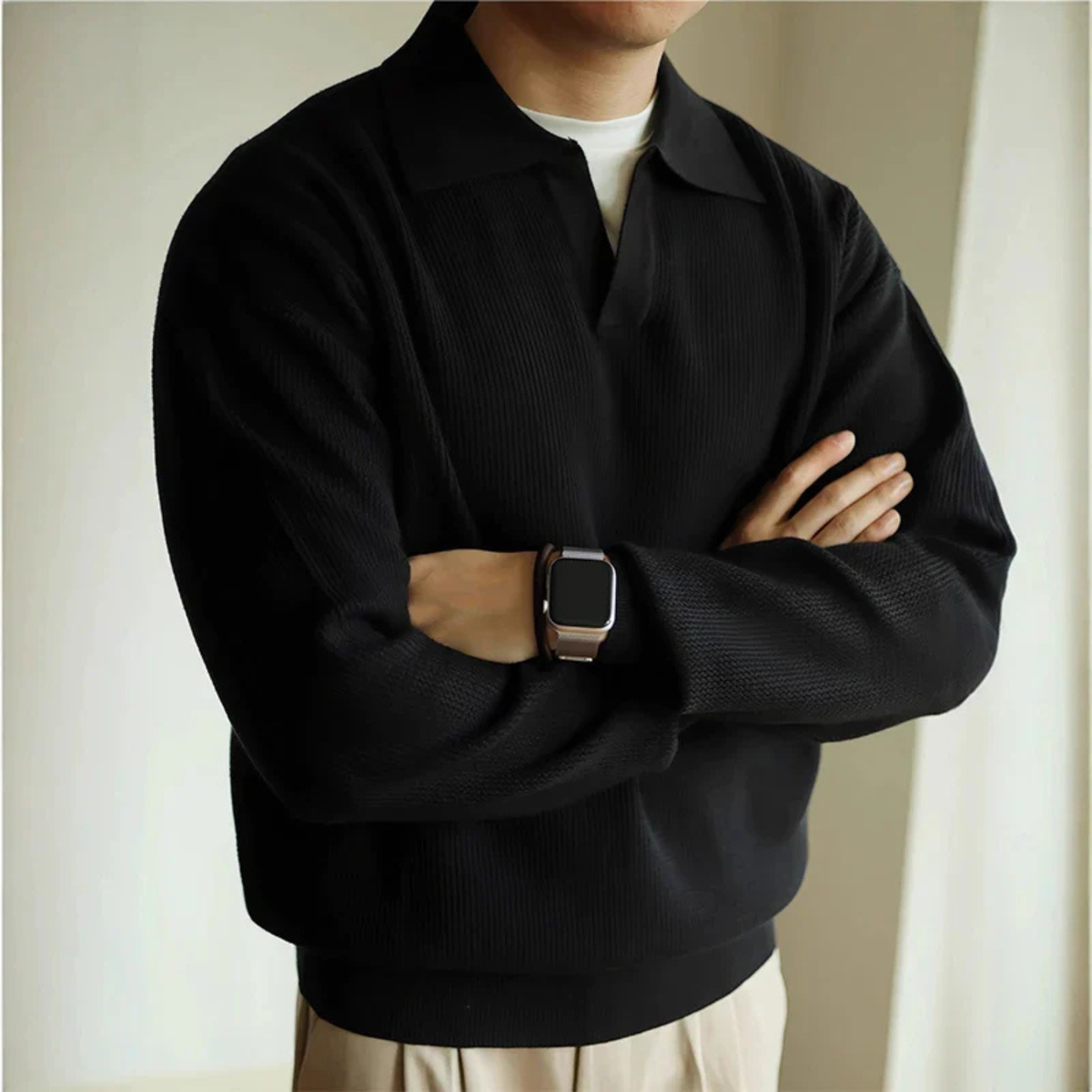 Ellison | Knit Polo Shirt