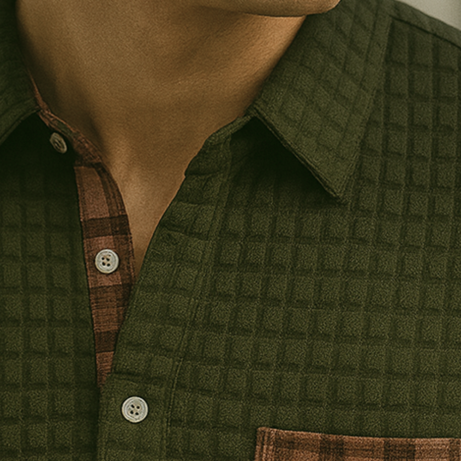 Joven | Check Pattern Polo Shirt