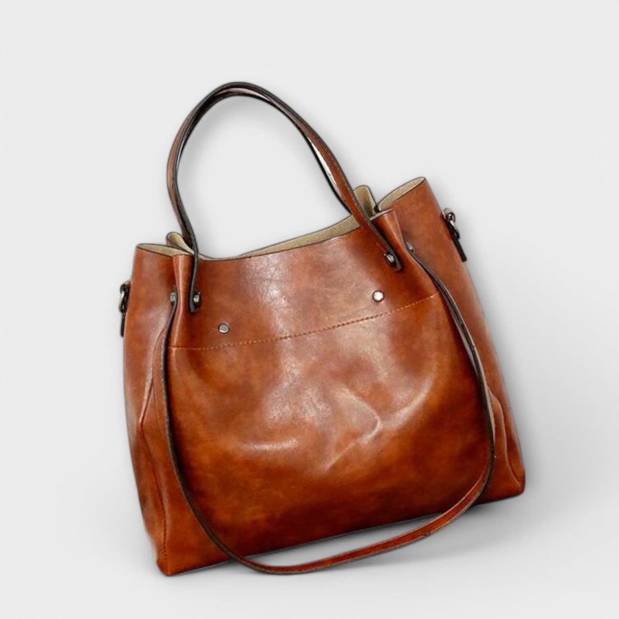 Leah - 4-Piece Vintage Bag Set