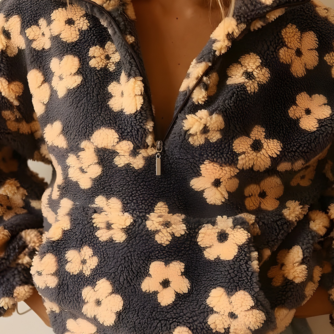 Penny - Floral Knit Sweater