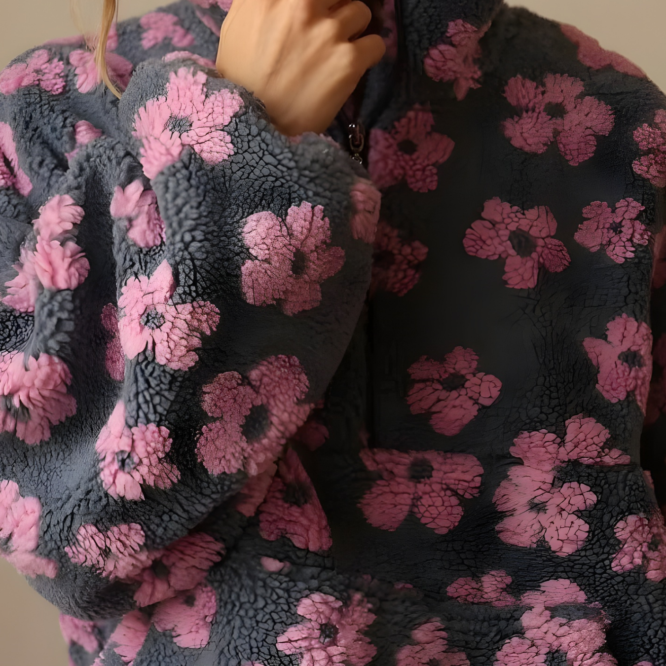 Penny - Floral Knit Sweater