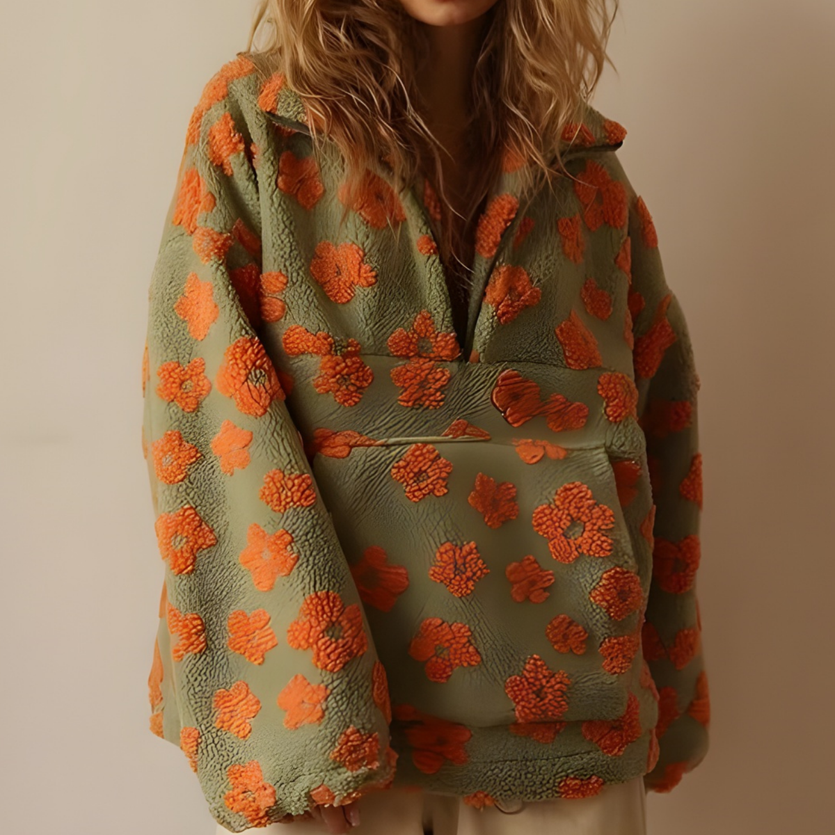 Penny - Floral Knit Sweater