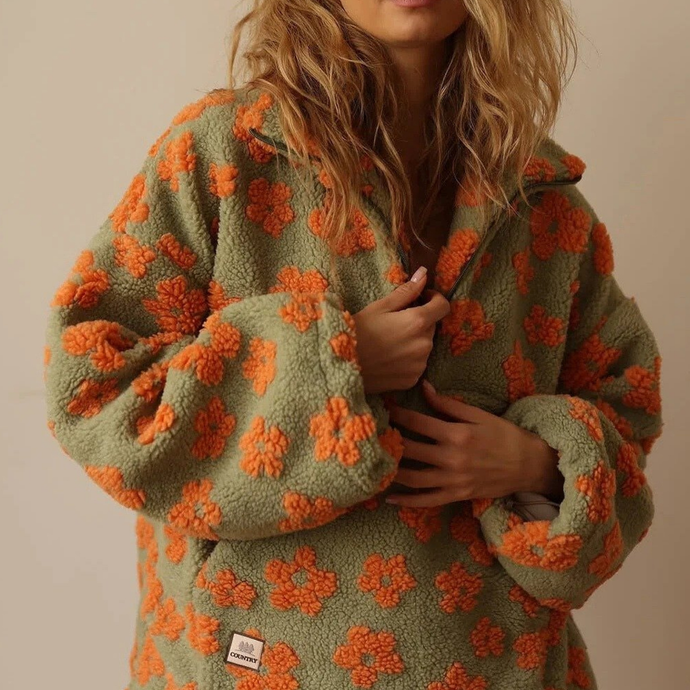 Penny - Floral Knit Sweater
