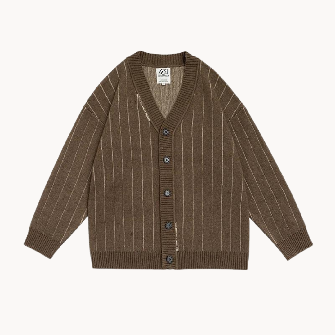 Striped Knit - Cardigan
