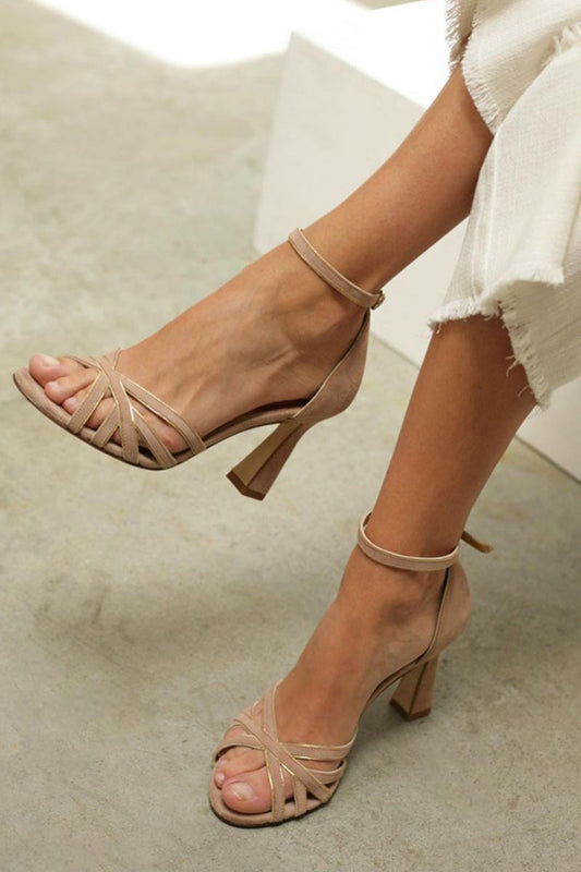 Victoria™ | Patchwork Round-Toe Slim Heels