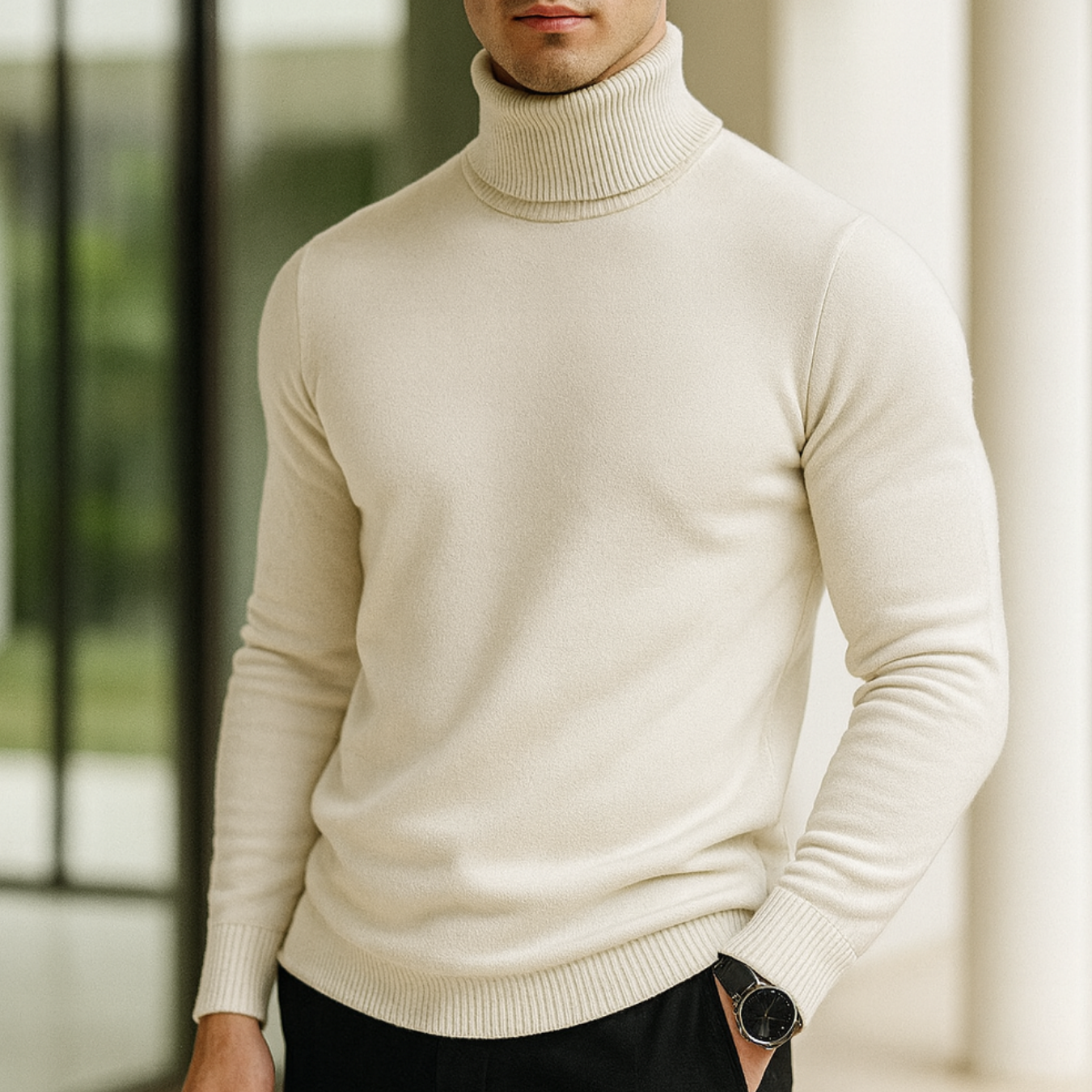 Enzo - Knitted Turtleneck