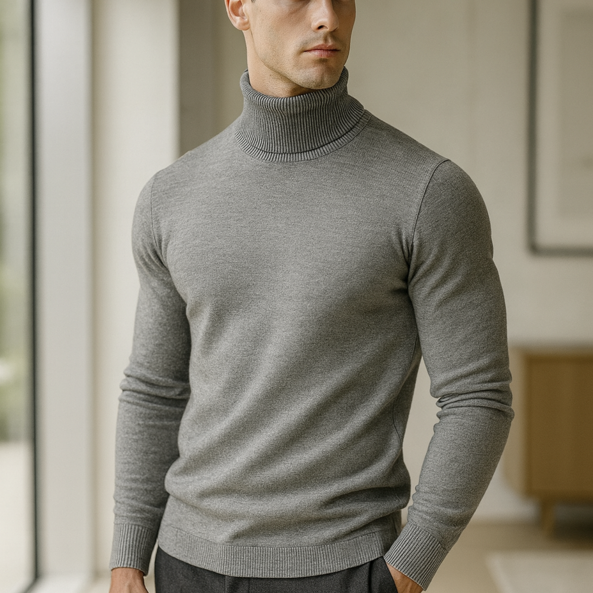 Enzo - Knitted Turtleneck