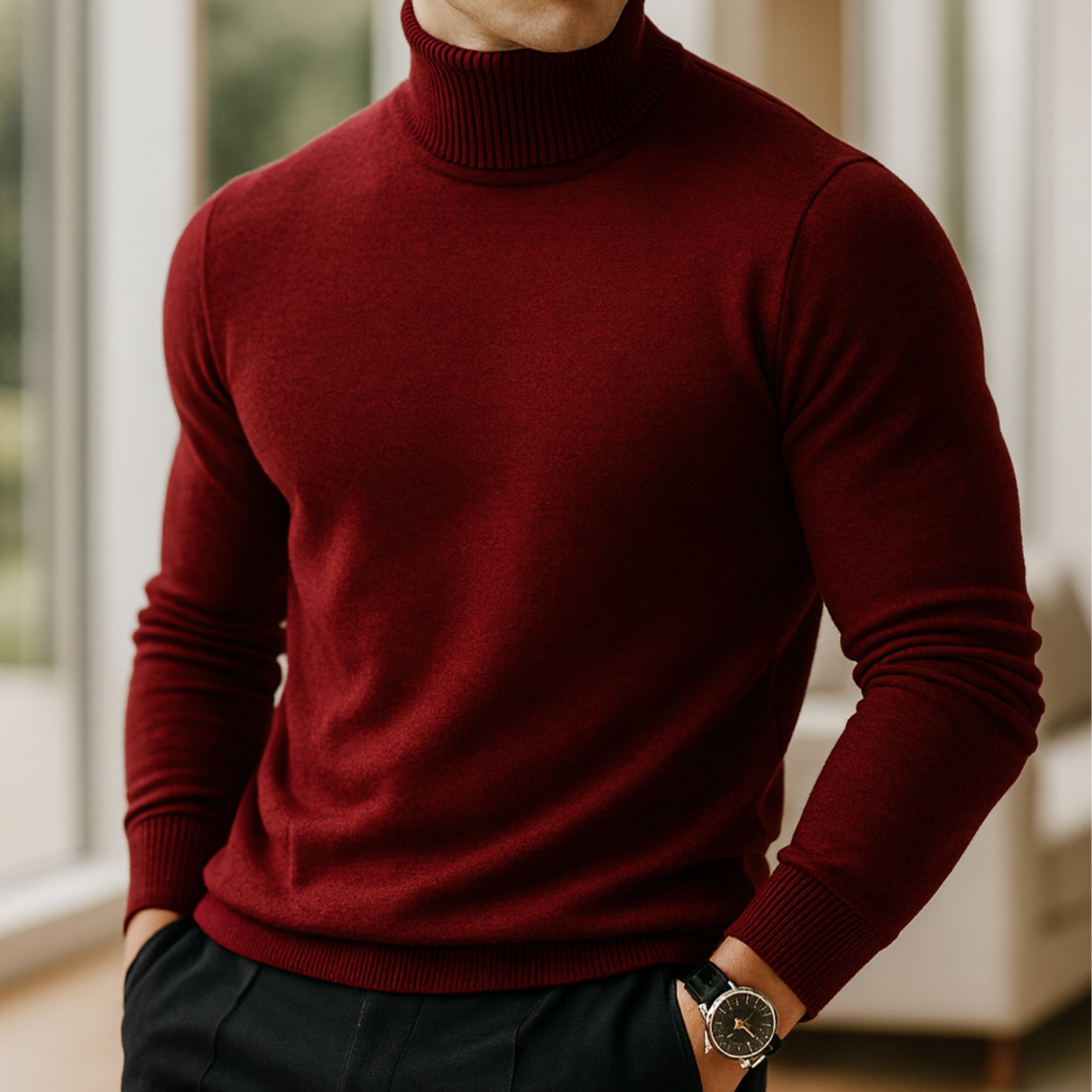 Enzo - Knitted Turtleneck