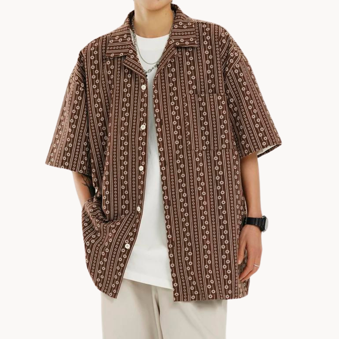 Camp Collar Button-Up - Shirt
