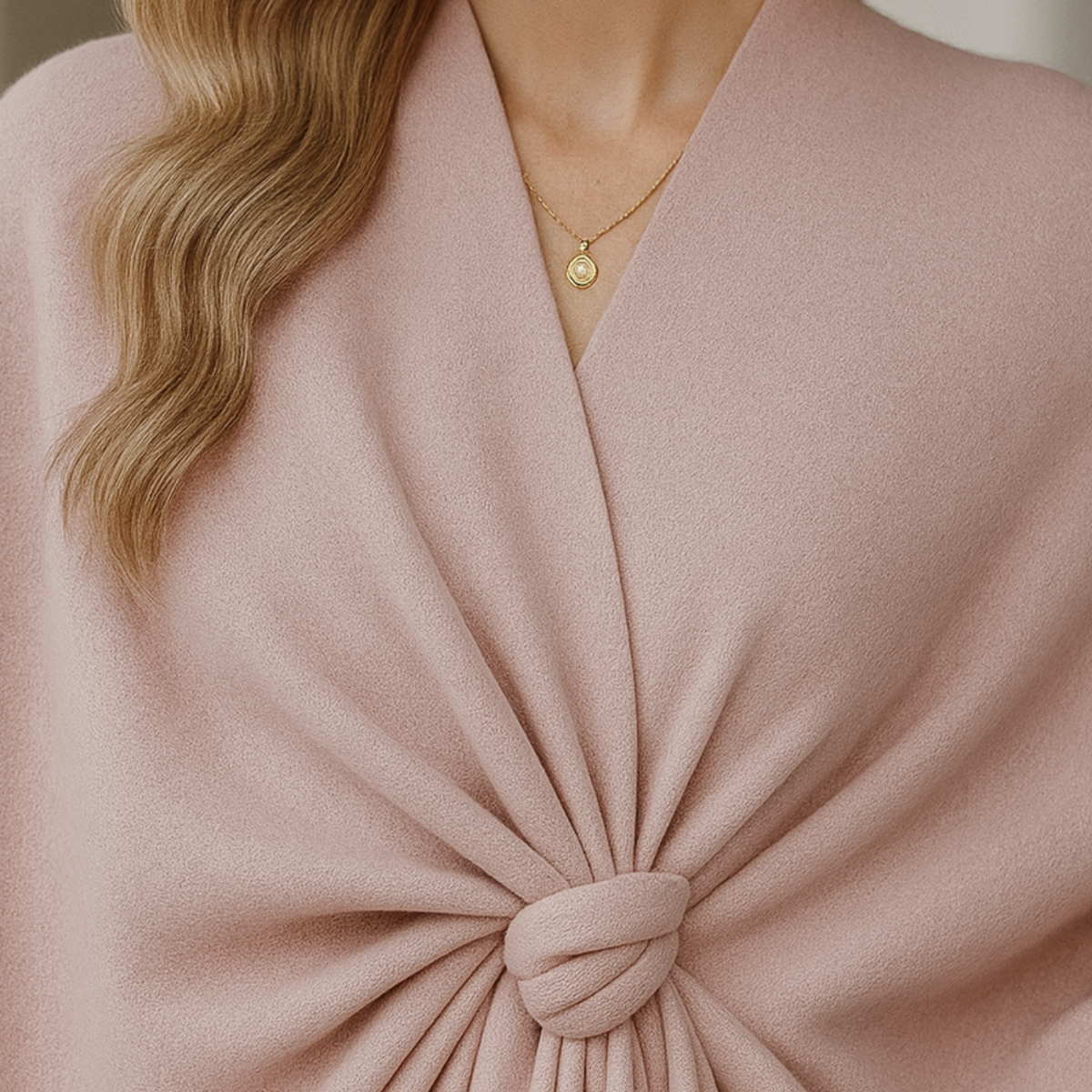 Yvonne - Draped Poncho
