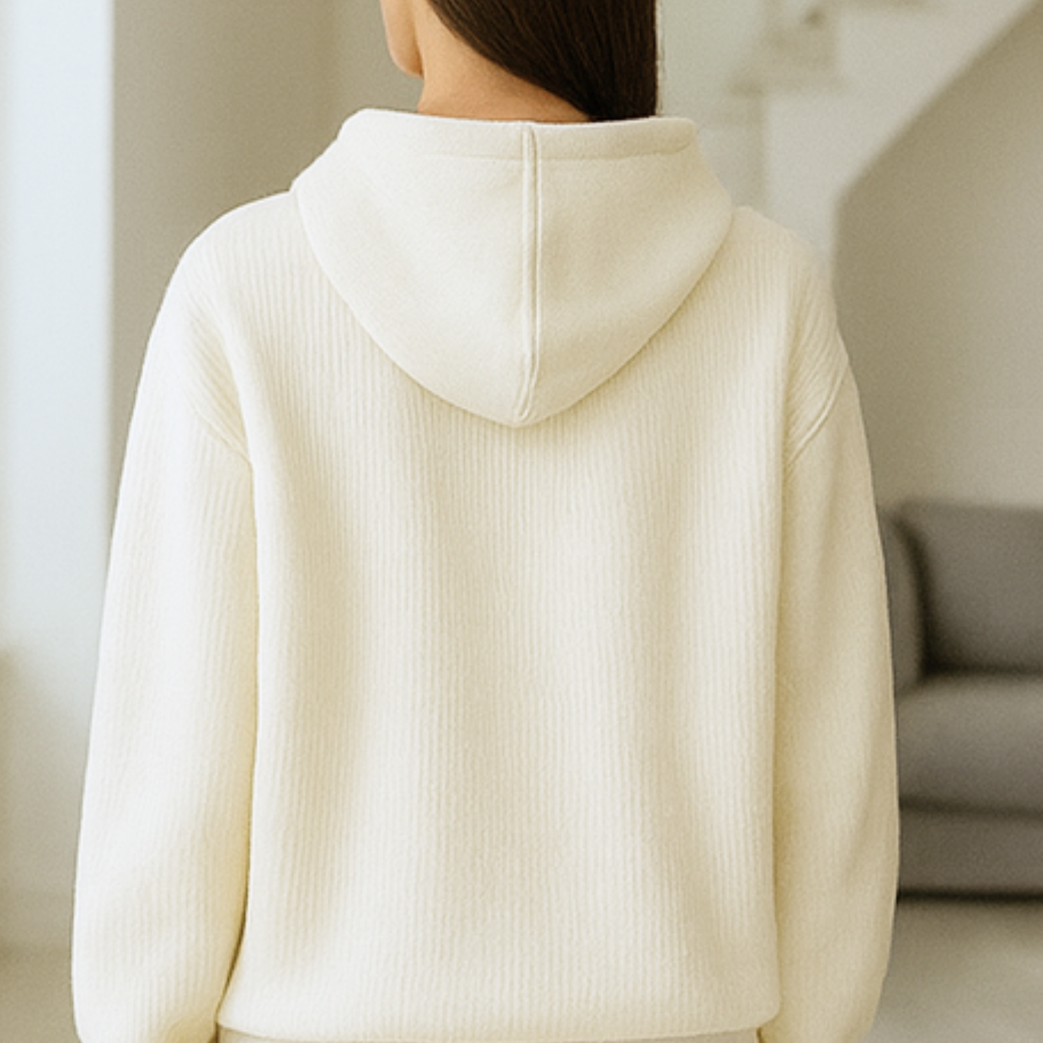 Briana - Sweater with Breast Cancer Ribbon