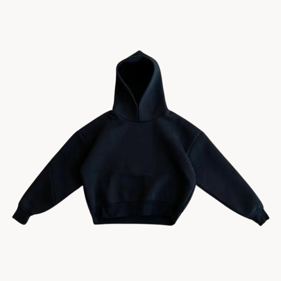 Fleece-Lined Relaxed Fit - Hoodie