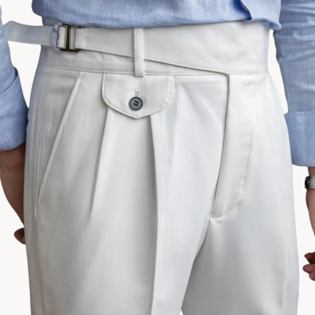 Pleated Tailored - Trousers