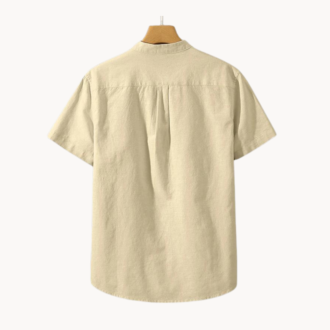 Cotton-Linen Blend - Polo Shirt
