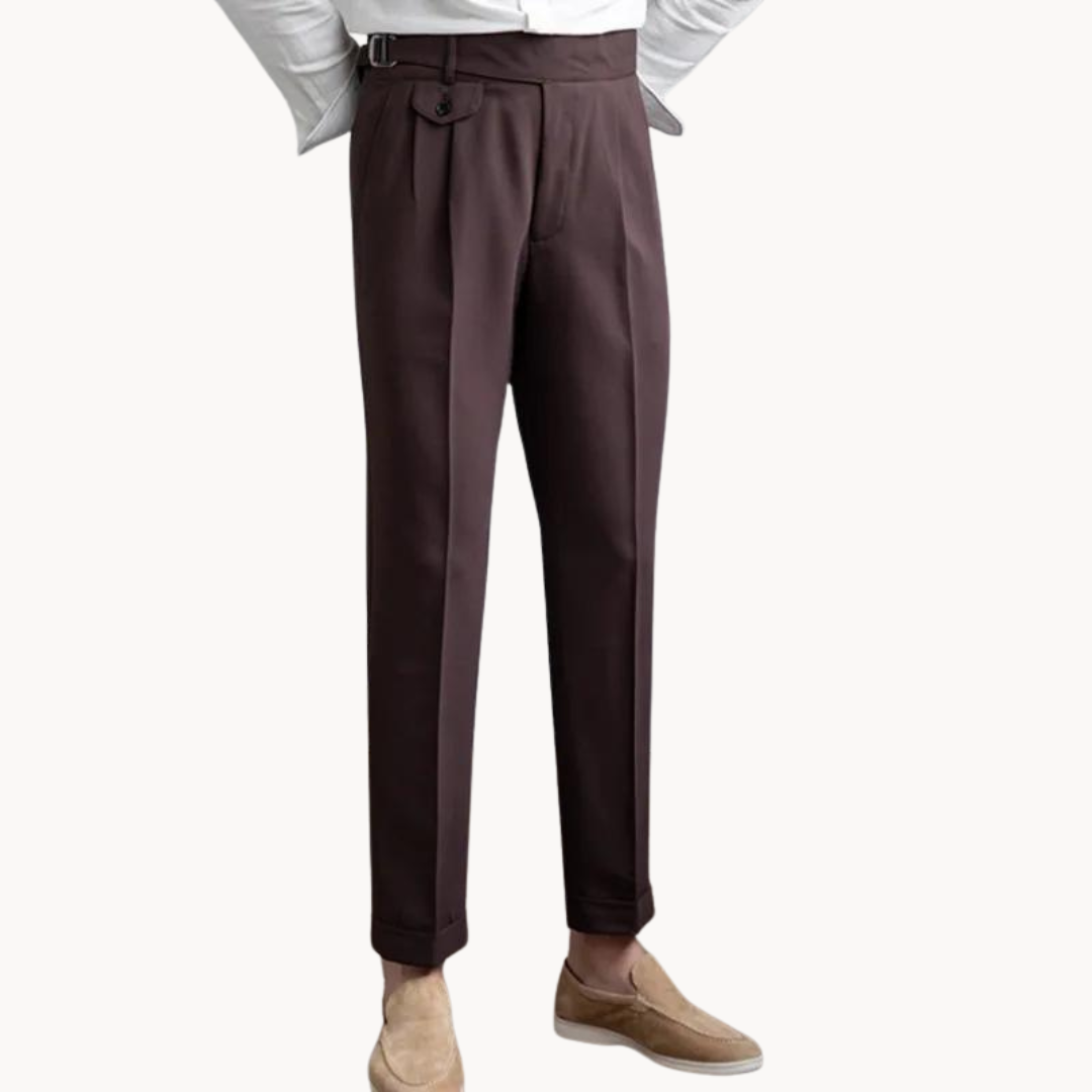 Pleated Tailored - Trousers