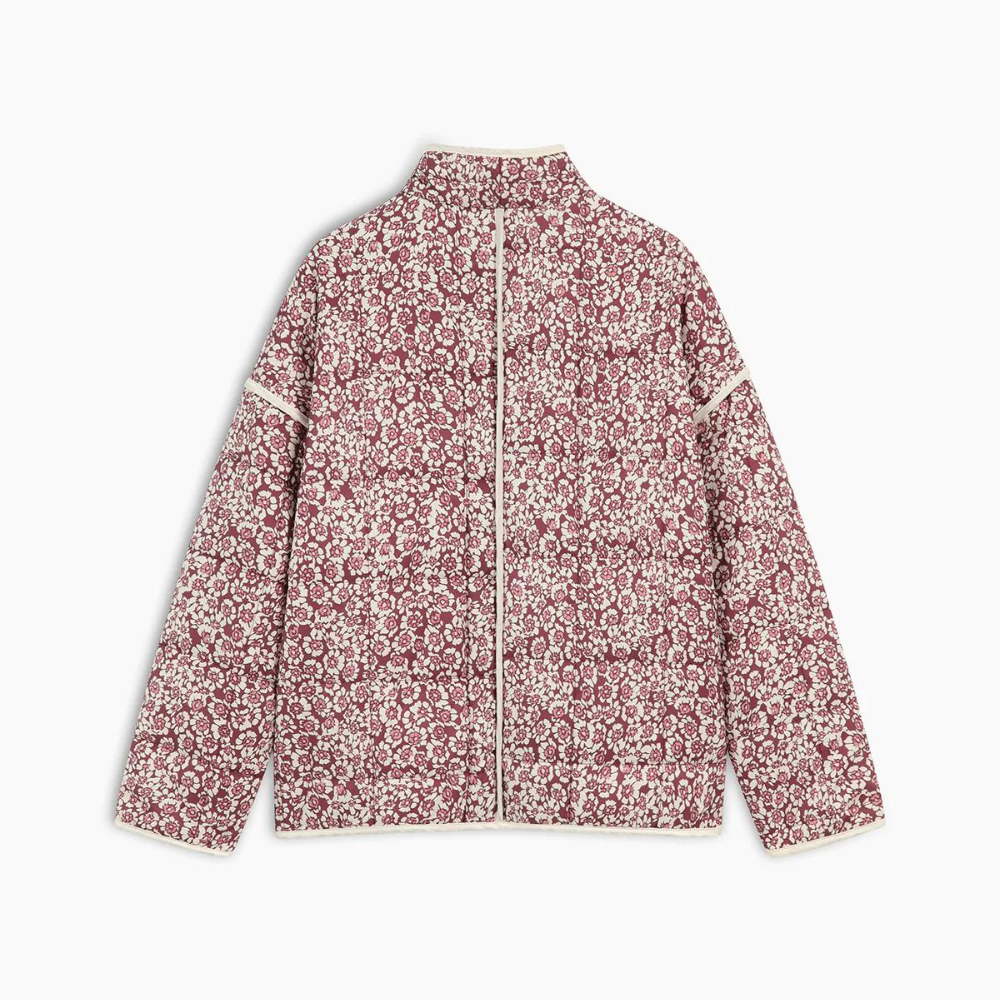 Pastel Floral Print Lightweight - Coat