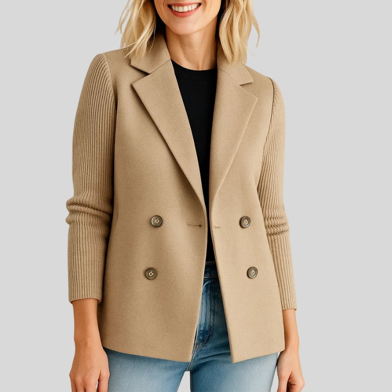 Knit-Sleeve Tailored - Blazer