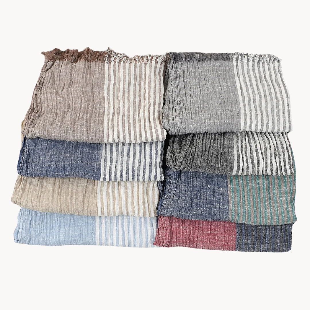 Cotton Linen Faust - Scarf