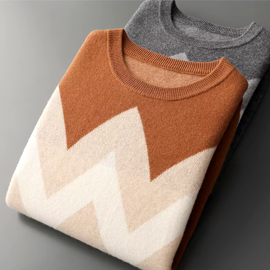 Solano Geometric Knit - Sweater