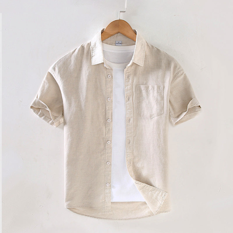 Matteo Linen Short Sleeve - T-Shirt