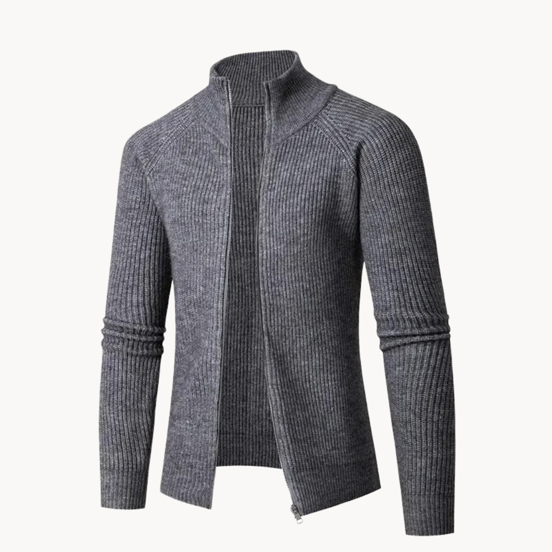 Everyday Zip Front Knit - Sweater