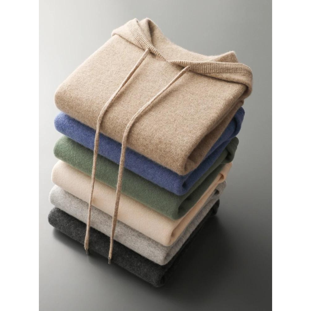 Glacier Merino Wool Hoodie - Sweater