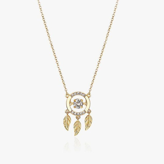 925 Sterling Silver Dream Catcher Pendant Necklace Shineofidamond