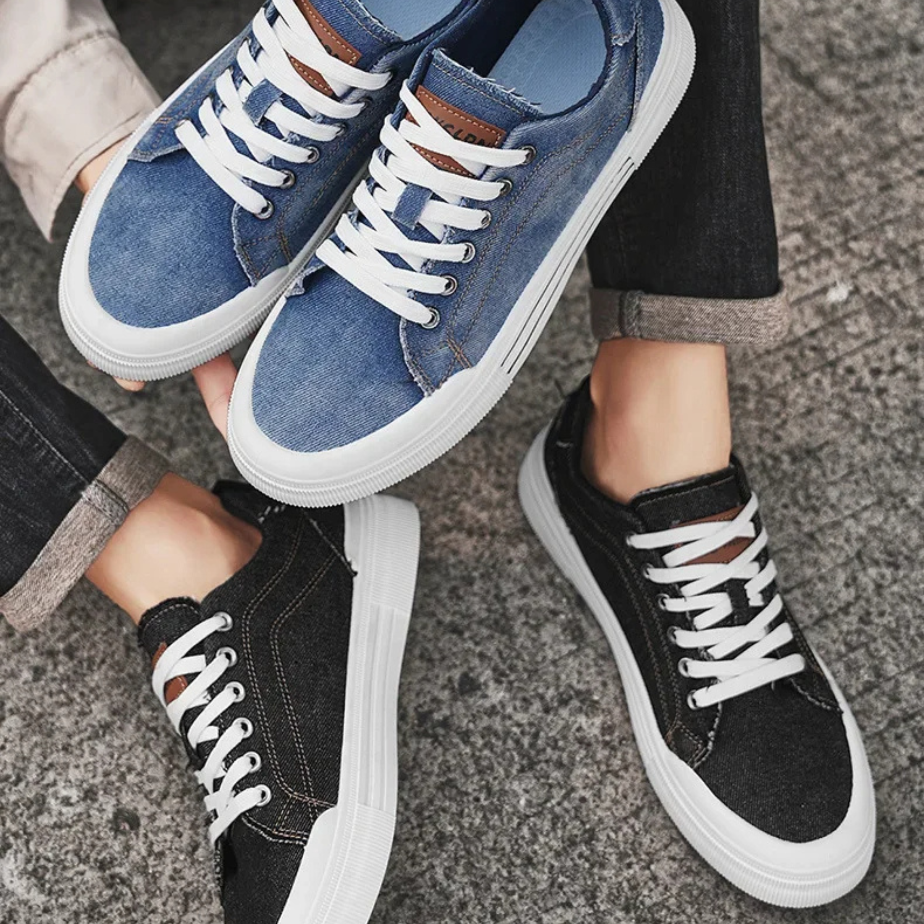 Denim Low-Top - Sneakers