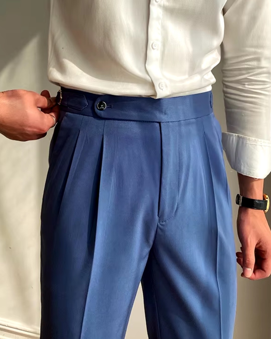 Tailored Straight-Leg - Trousers