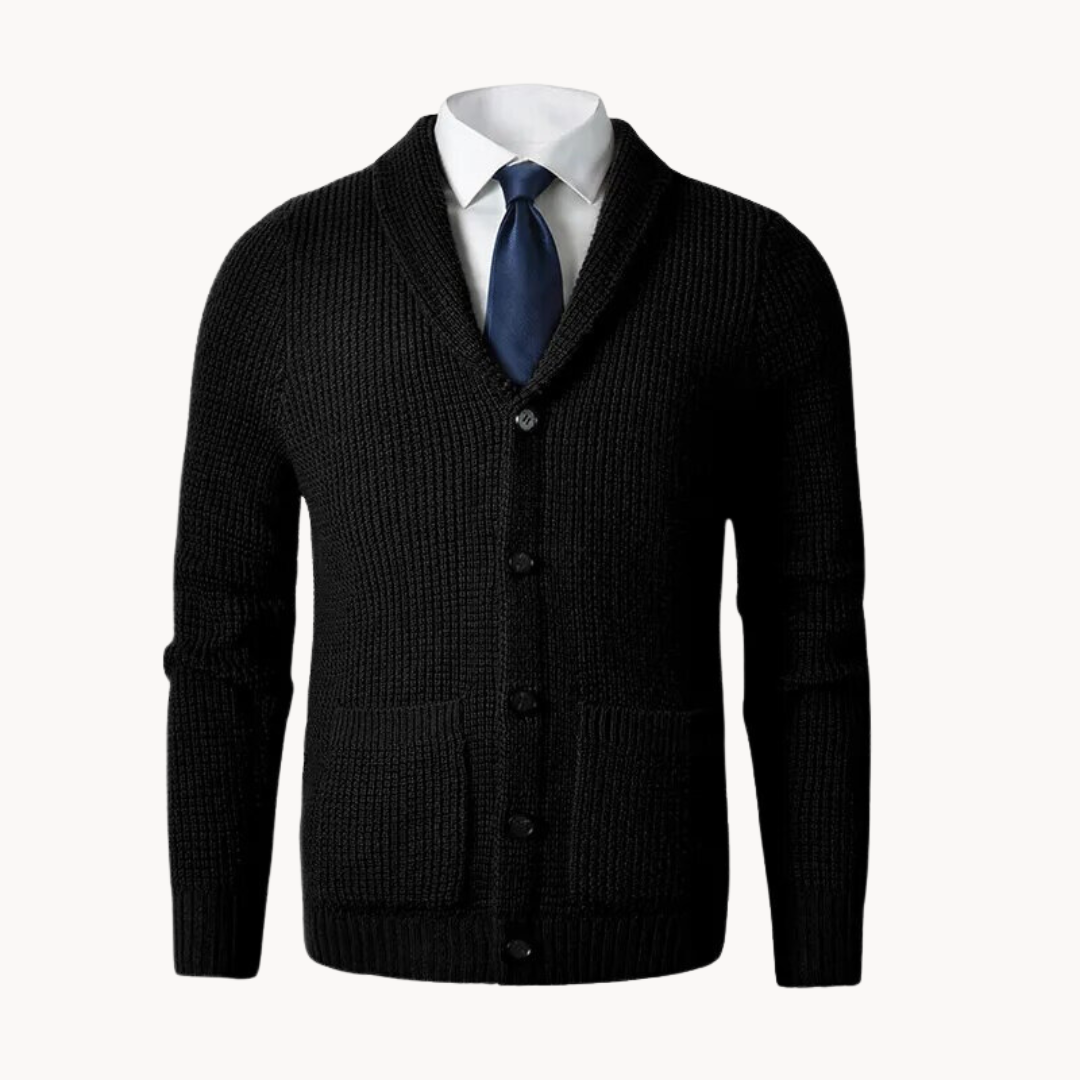 Shawl-Collar Pullover - Sweater