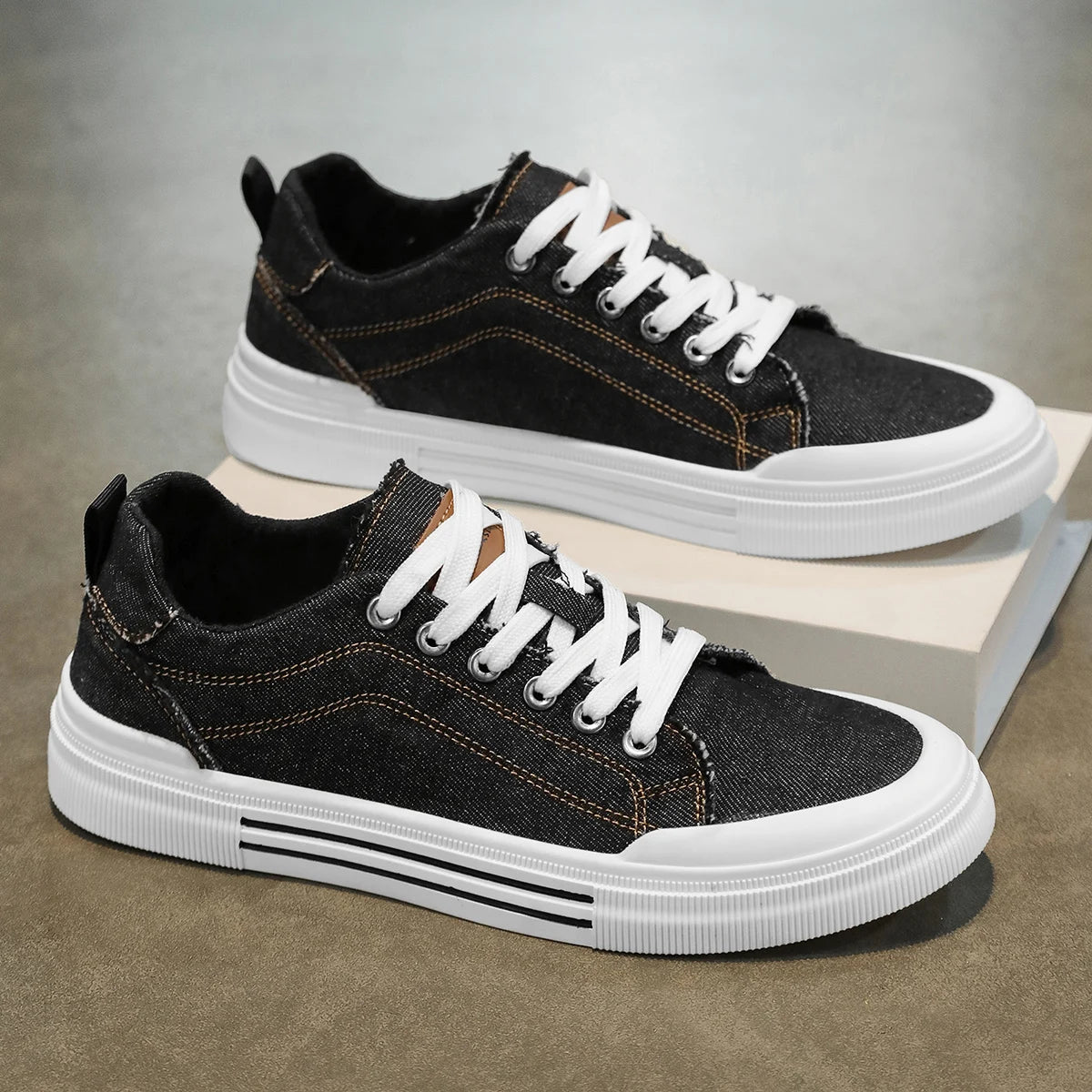 Denim Low-Top - Sneakers