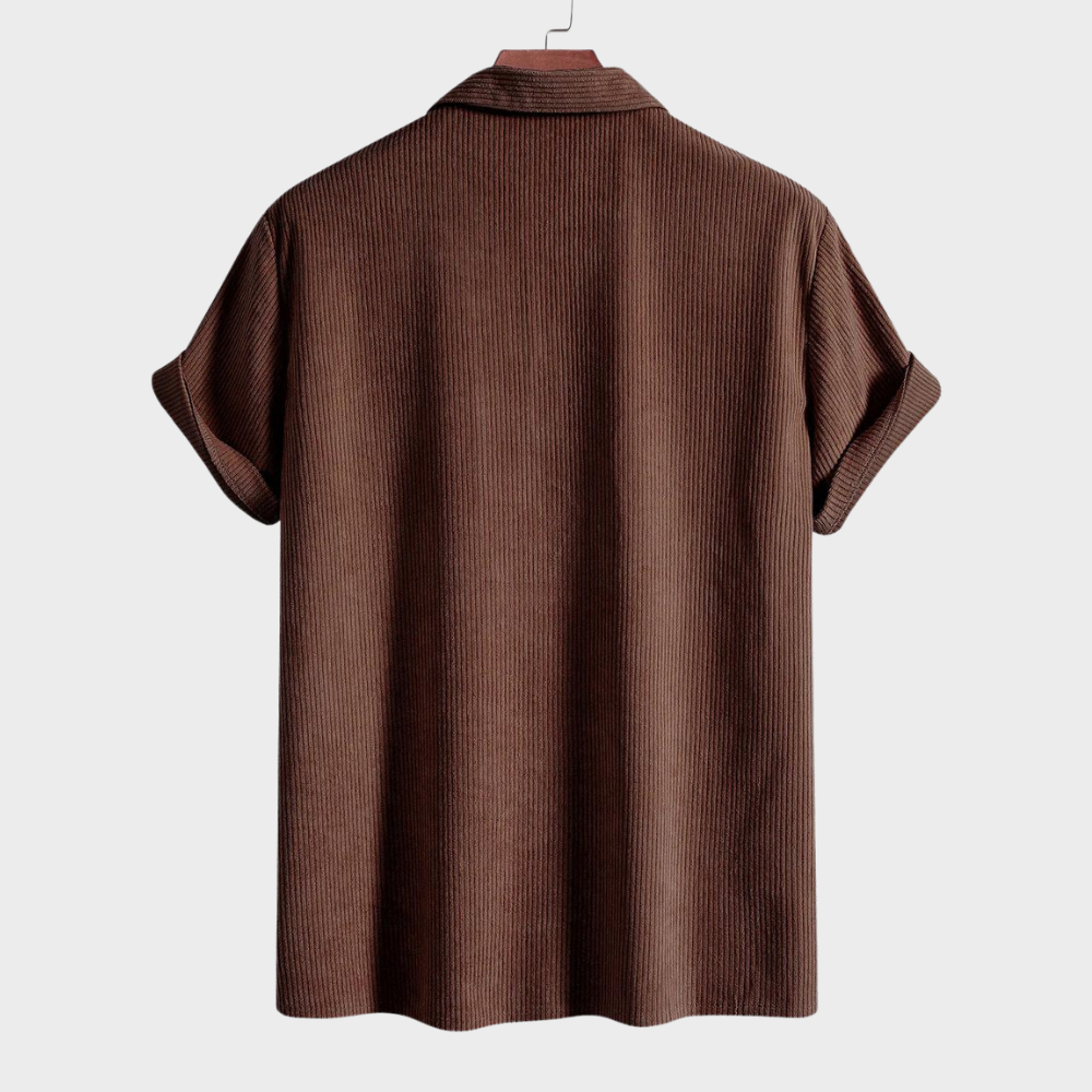 Cuban Collar Corduroy - Shirt