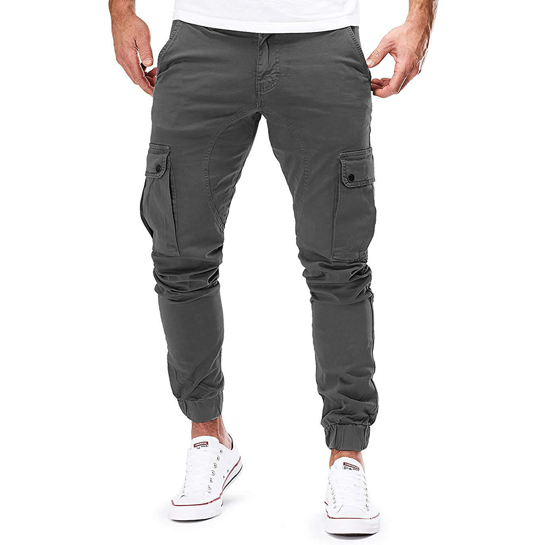 Cotton Relaxed Fit Cargo - Joggers