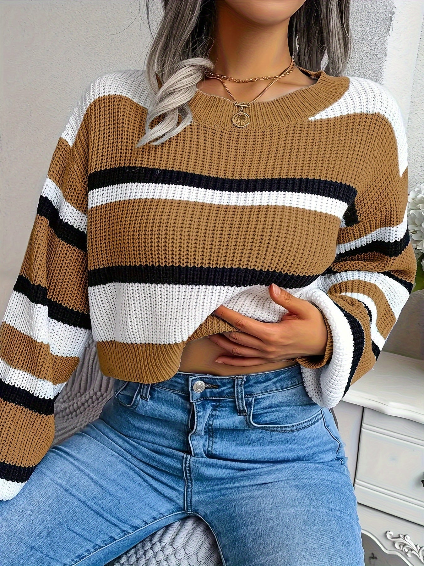 Chloé Cropped Knit - Sweater