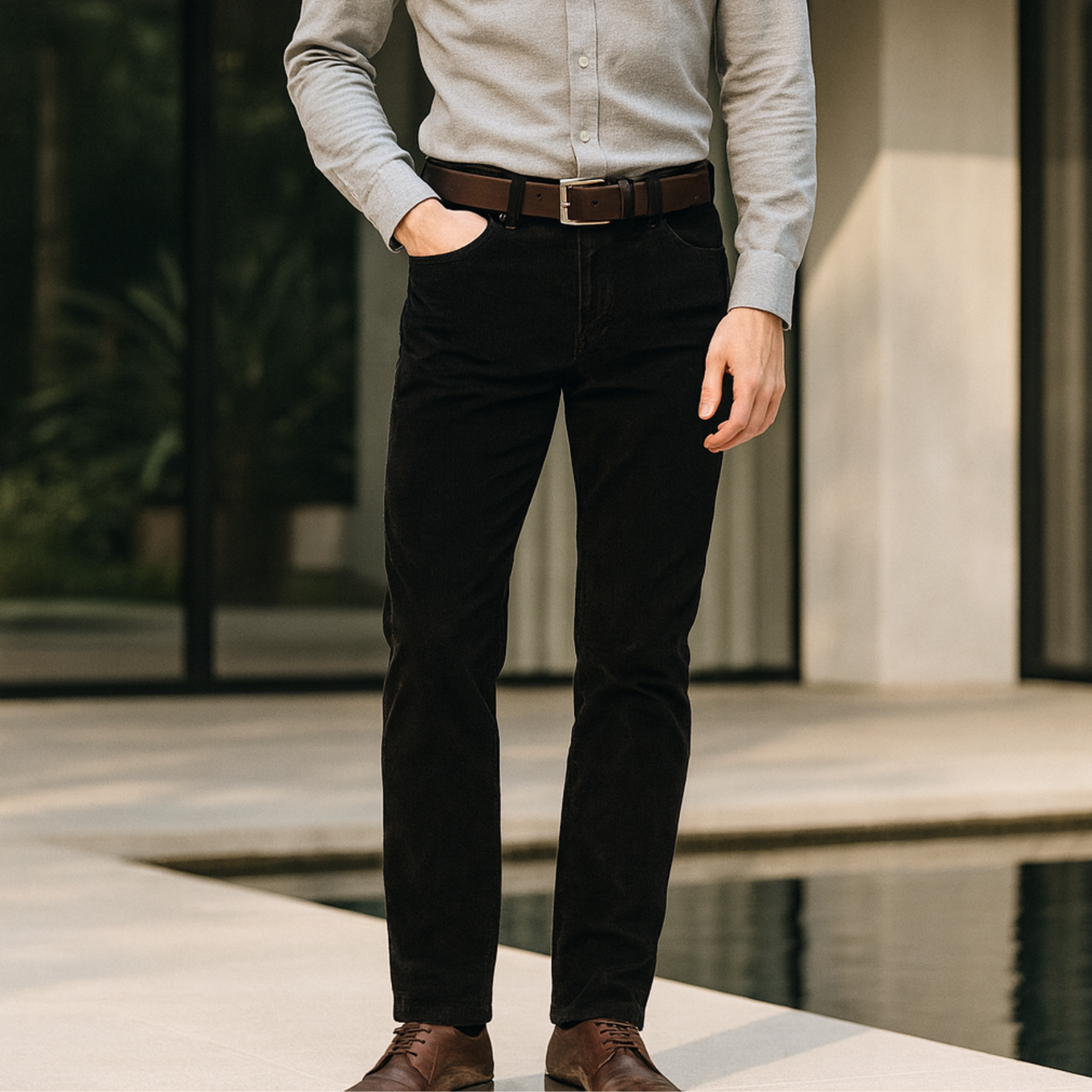 Sanz | Cord Dress Pants