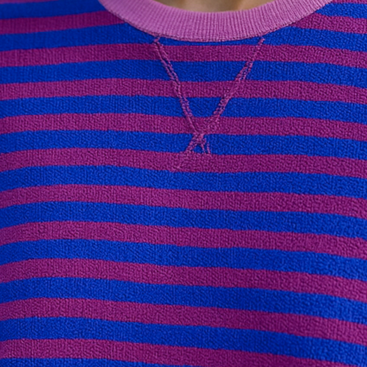 Dahlia - Striped Cotton Sweater