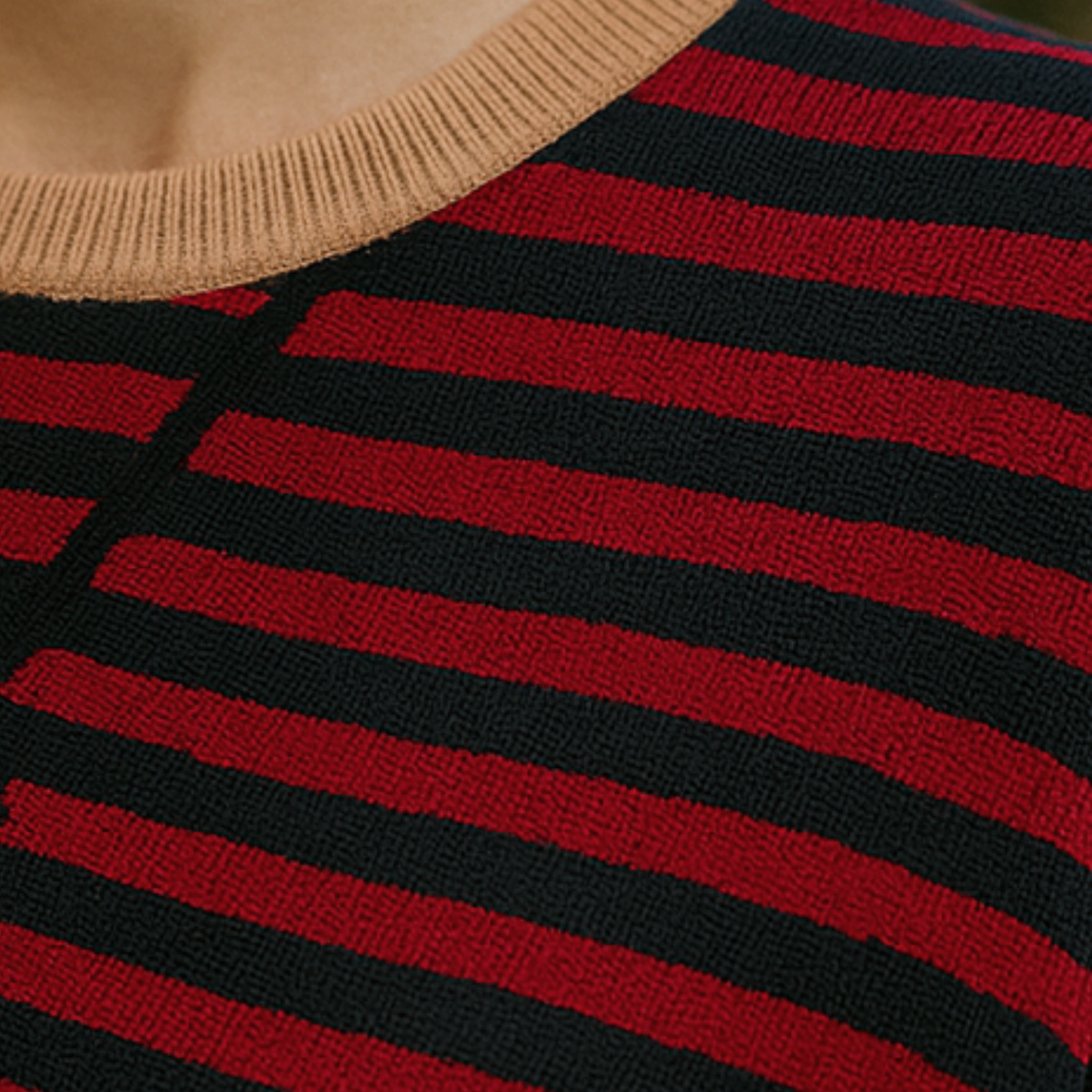 Dahlia - Striped Cotton Sweater