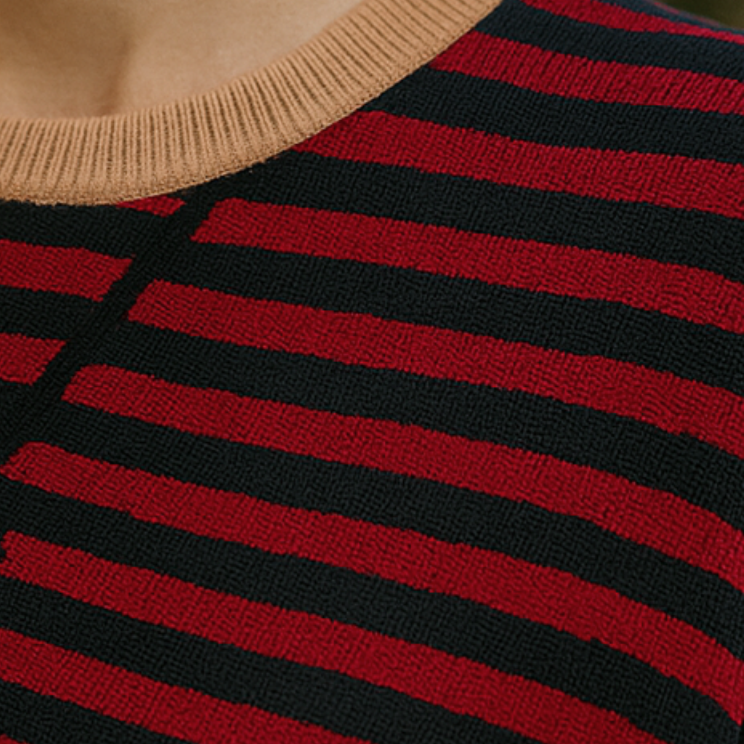 Dahlia - Striped Cotton Sweater