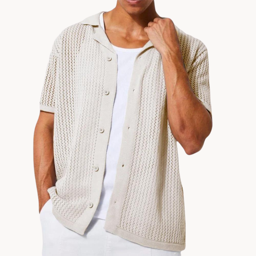 Sahara Mesh Full Placket - Polo Shirt