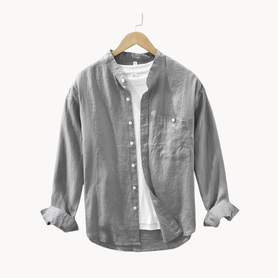Linen Button-Front - Shirt