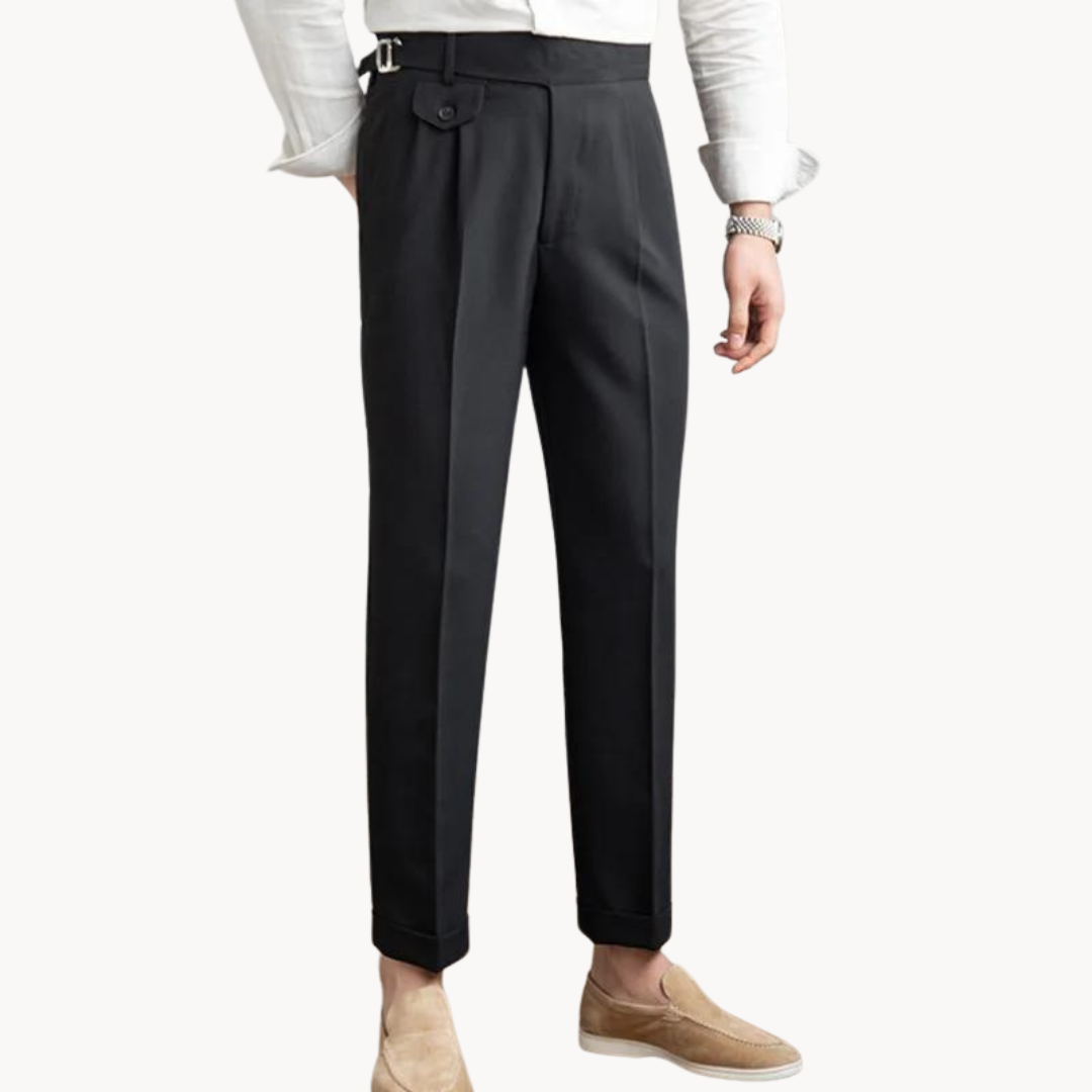 Pleated Tailored - Trousers